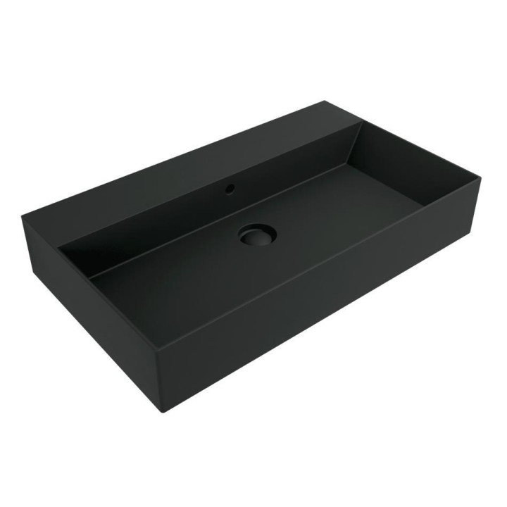 Раковина Flaminia 80x47 Carbone
