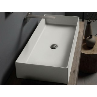 Раковина Scarabeo Teorema 2.0 жемчужный 80x40 см