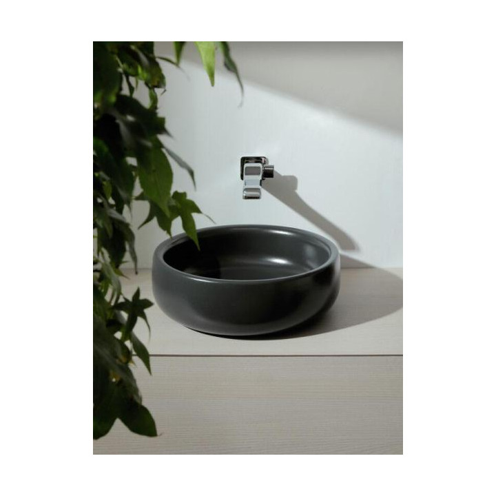 Раковина Flaminia Bonola 46x46 Carbone