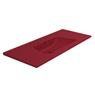 Flaminia Bloom Раковина прямоугольная 122x51.5 Rosso Rubens