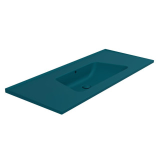 Flaminia Bloom Раковина прямоугольная 122x51.5 Petrolio
