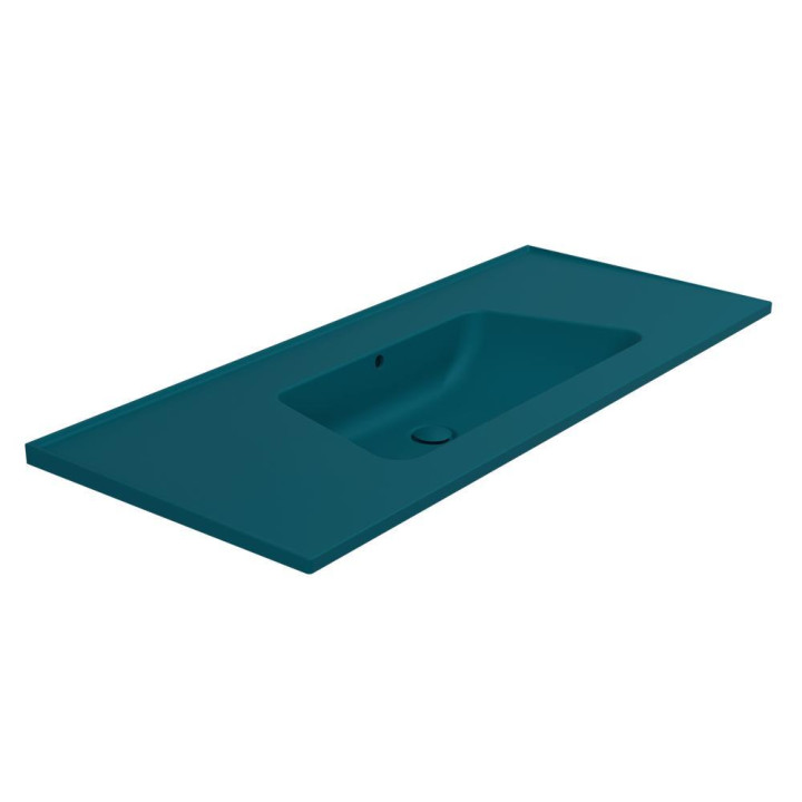 Раковина Flaminia Bloom 122x51.5 Petrolio