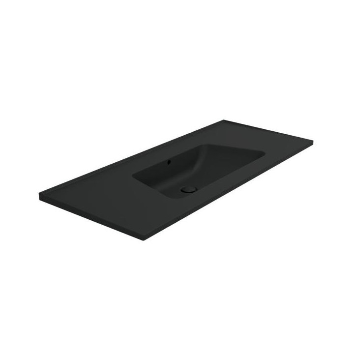 Раковина Flaminia Bloom 122x51.5 Carbone