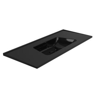 Flaminia Bloom Раковина прямоугольная 122x51.5 Nero