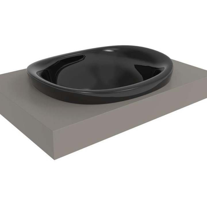 Раковина Flaminia Io 60x51 Nero