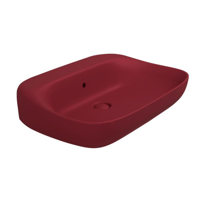 Раковина Flaminia Fluo 70x49 Rosso Rubens