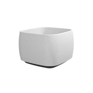 Flaminia Flag Раковина квадратная 42x42 Latte, Carbone