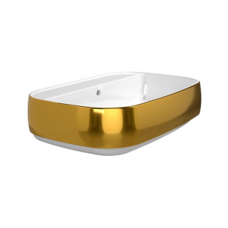 Flaminia Flag Раковина прямоугольная 64x44 Bianco/Oro