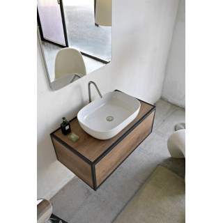 Раковина Scarabeo Glam 56x39 см белая