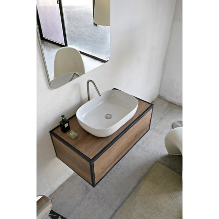 Раковина Scarabeo Glam 56x39 см белая