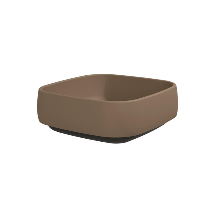 Раковина Flaminia Flag 40x40 Carbone, Fango