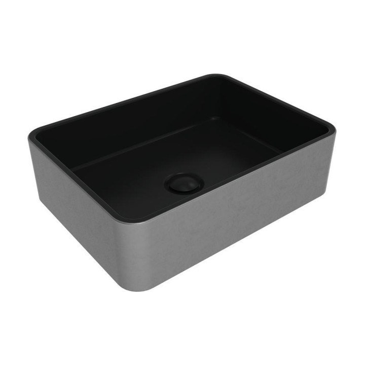 Раковина Flaminia Miniwash Fly Silver Black, MWL48SCP