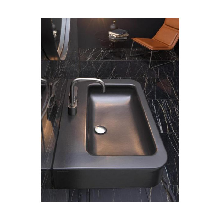 Раковина Flaminia Madre 75x50 Carbone