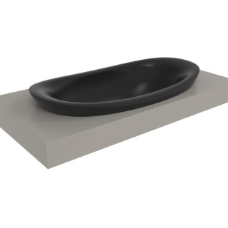 Раковина Flaminia Io Carbone 90x48
