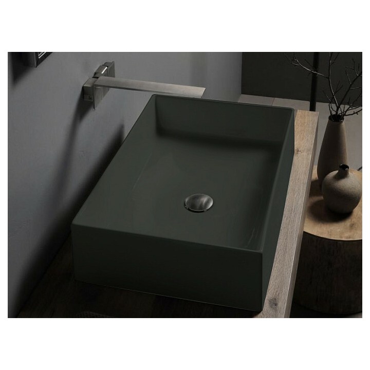 Раковина Scarabeo Teorema 2.0 60x40 см ардезия