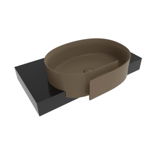 Раковина Flaminia Roll 56x42 Fango