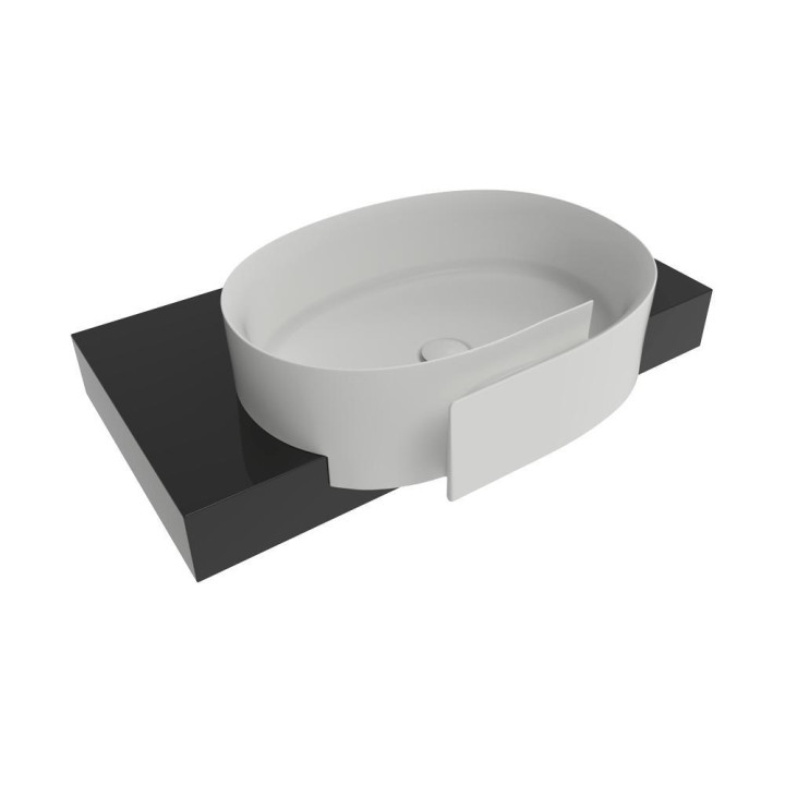 Раковина Flaminia Roll Latte 56x42