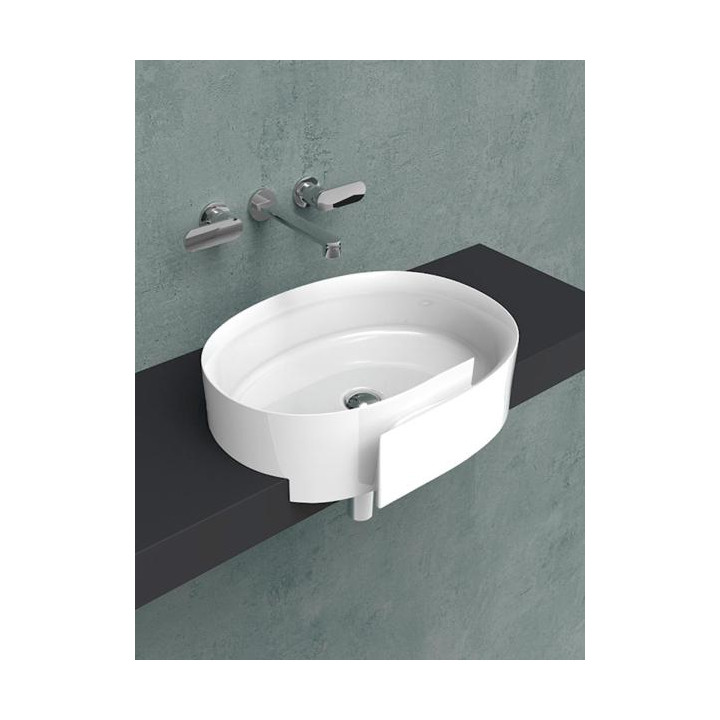 Flaminia Roll Раковина овальная Bianco 56x42