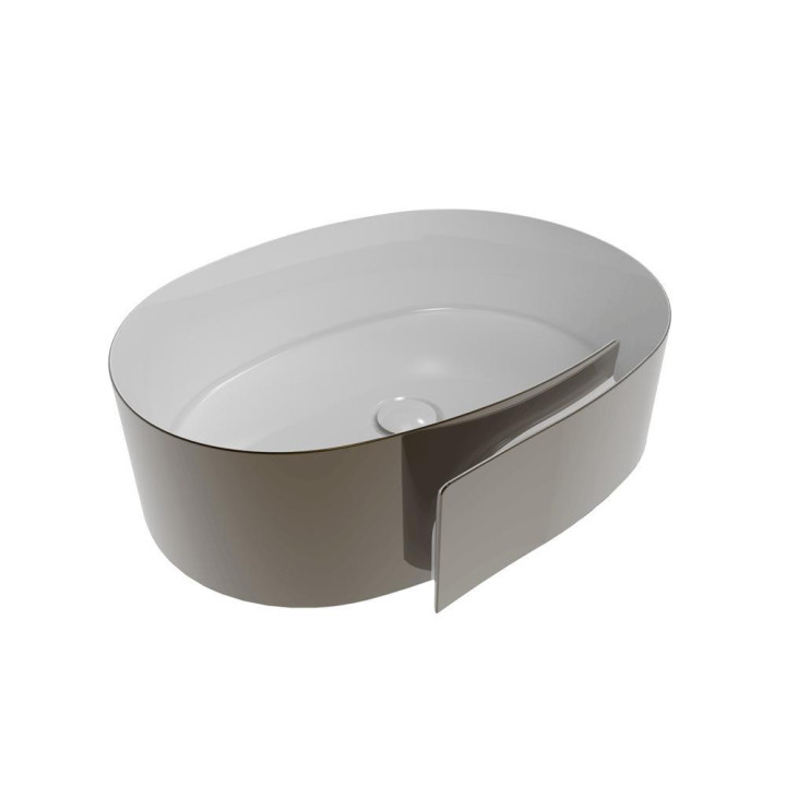 Раковина Flaminia Roll Bianco/Platino