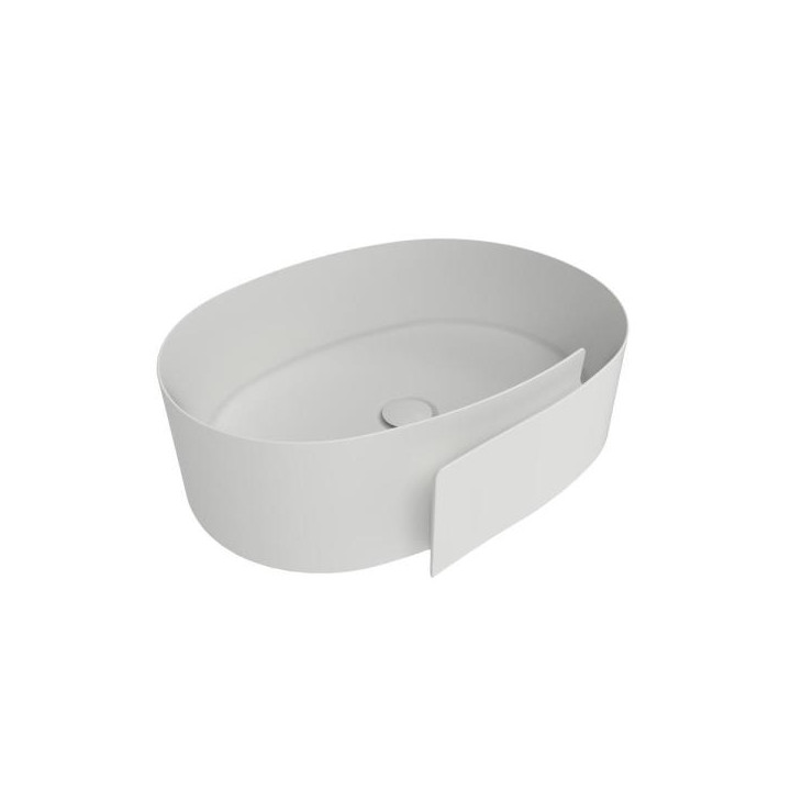 Раковина овальная Flaminia Roll 56x42 Latte