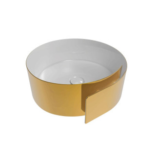 Раковина Flaminia Roll 44x44 Bianco/Oro, RL44LOR