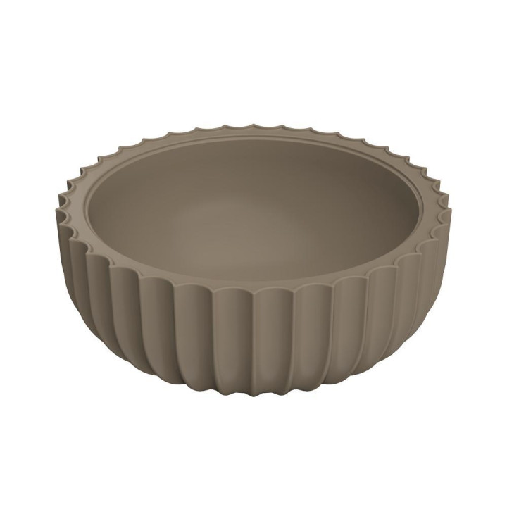 Раковина Flaminia Settecento Fango 50x50