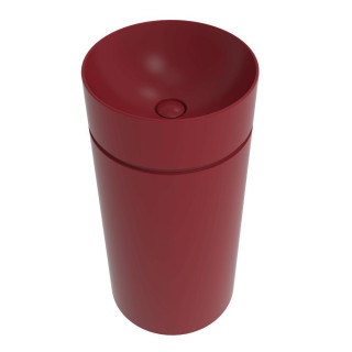Круглая раковина Flaminia Twin Rosso Rubens