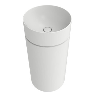 Раковина Flaminia Twin Latte 42x42, MTC42PLAT