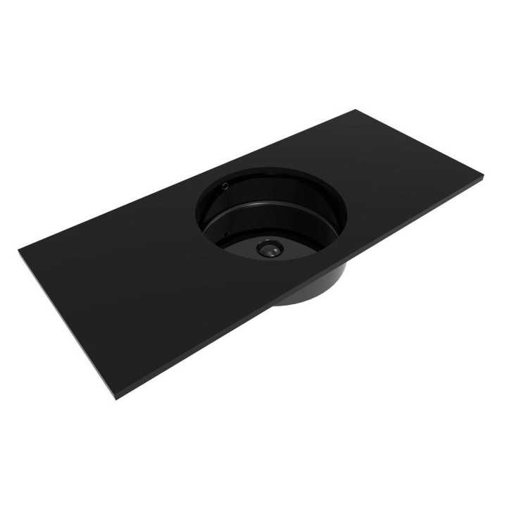 Rаковина Flaminia Twin 42x42 см Nero
