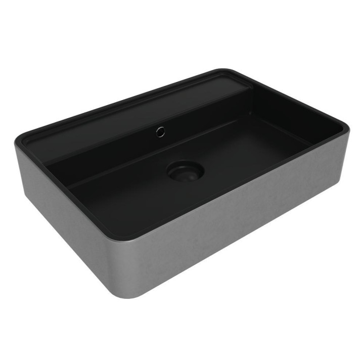 Раковина Flaminia Miniwash Fly Silver Black, MW60PRSCP