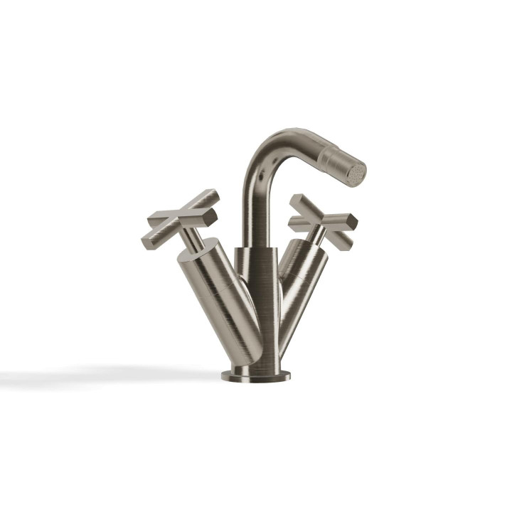 Смеситель Treemme для биде Brushed Nickel