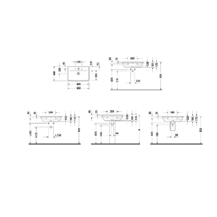 Раковина Duravit D-Neo, 65 см, белая