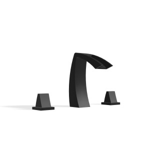 Treemme Arche Смеситель для раковины на 3 отверстия Matt Black