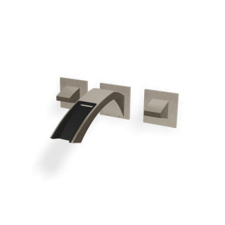 Treemme Arche Смеситель для раковины на 3 отверстия Brushed Nickel