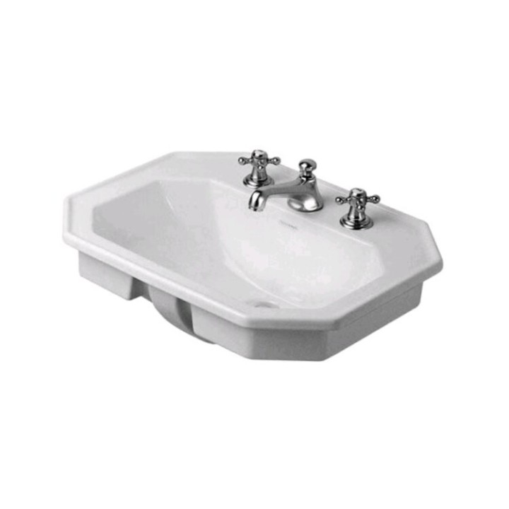 Раковина Duravit 1930 встраиваемая белая 58x47 см
