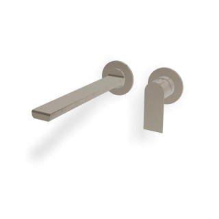 Treemme Bamboo Смеситель для раковины на 2 отверстия Brushed Nickel