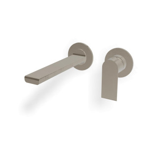 Treemme Bamboo Смеситель для раковины на 2 отверстия Brushed Nickel