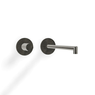 Treemme 28mm Смеситель для раковины на 2 отверстия Brushed Stainless Steel