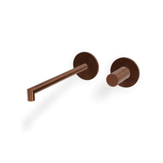 Treemme 28mm Смеситель для раковины на 2 отверстия Bronze-PVD
