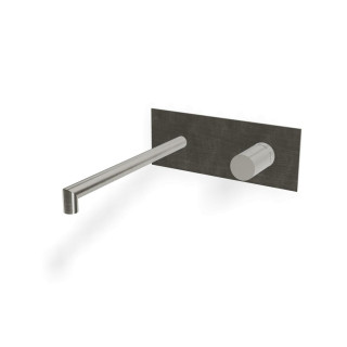 Treemme 28mm Смеситель для раковины на 2 отверстия Brushed Stainless Steel