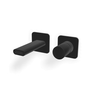 Treemme NANOtech Смеситель для раковины на 2 отверстия Matt Black