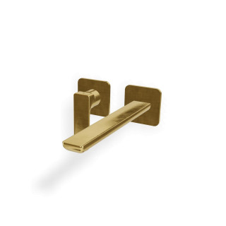 Treemme Hask Смеситель для раковины на 2 отверстия Brushed Brass