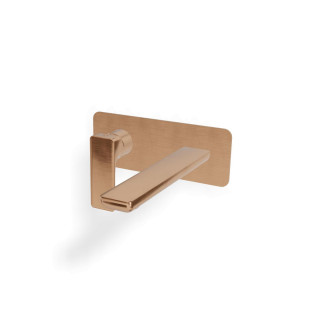 Treemme Hask Смеситель для раковины на 2 отверстия Brushed Rose Gold