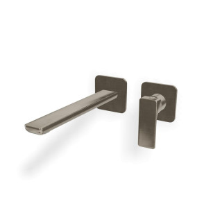 Treemme Hask Смеситель для раковины на 2 отверстия Brushed Nickel
