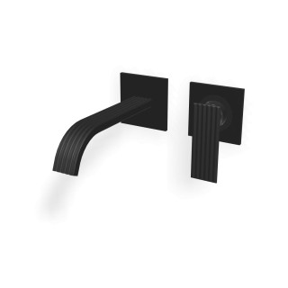 Treemme IOS Смеситель для раковины на 2 отверстия Matt Black