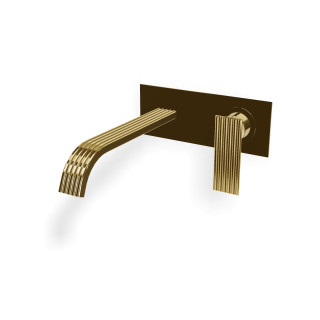 Treemme IOS Смеситель для раковины на 2 отверстия 24k Gold