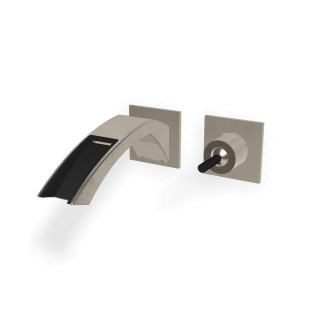 Treemme Arche Смеситель для раковины на 2 отверстия Brushed Nickel