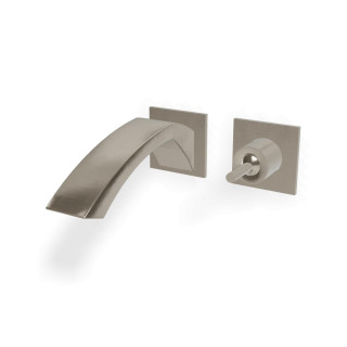 Treemme Arche Смеситель для раковины на 2 отверстия Brushed Nickel