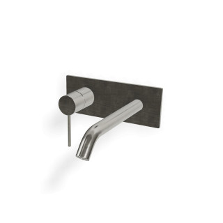 Treemme 40mm Смеситель для раковины на 2 отверстия Brushed Stainless Steel