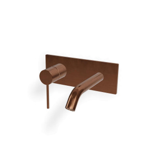 Treemme 40mm Смеситель для раковины на 2 отверстия Bronze-PVD